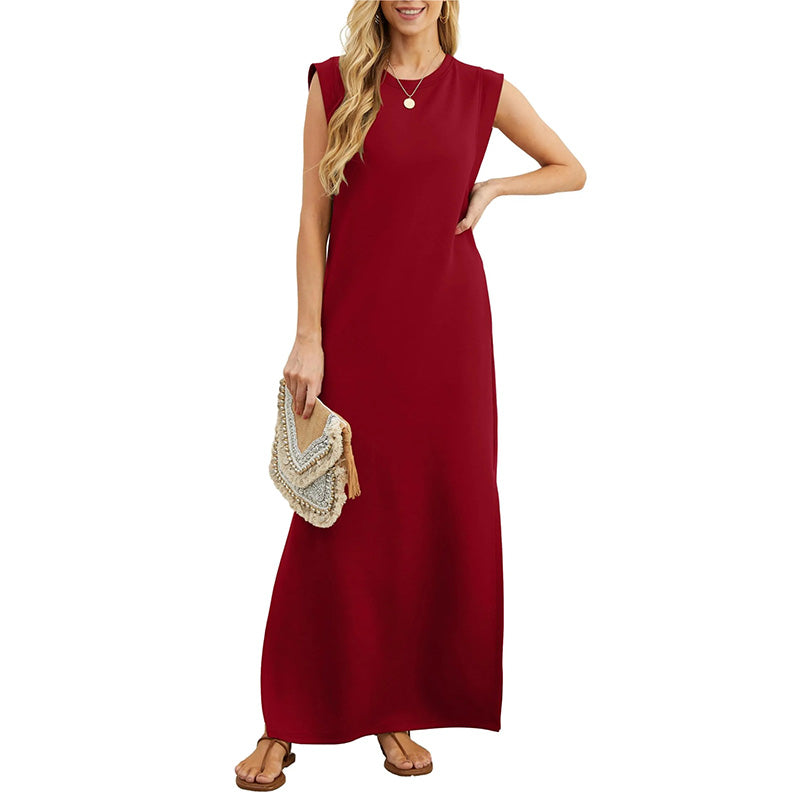 EMMA | Robe Longue Fluide Anti-Ride