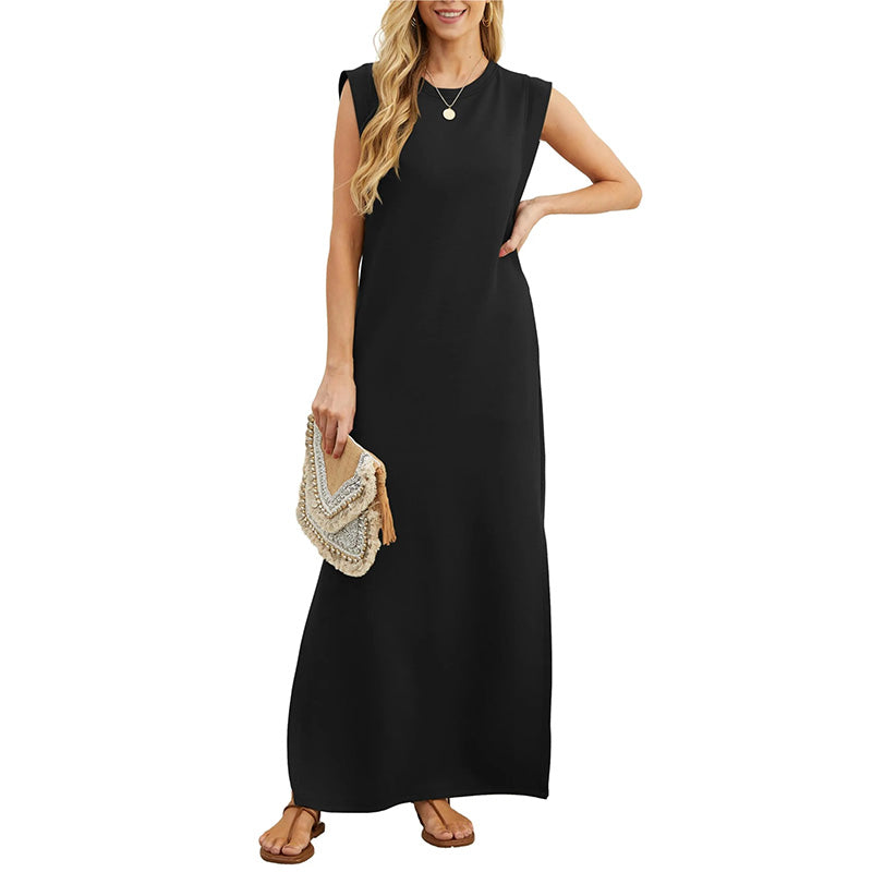 EMMA | Robe Longue Fluide Anti-Ride