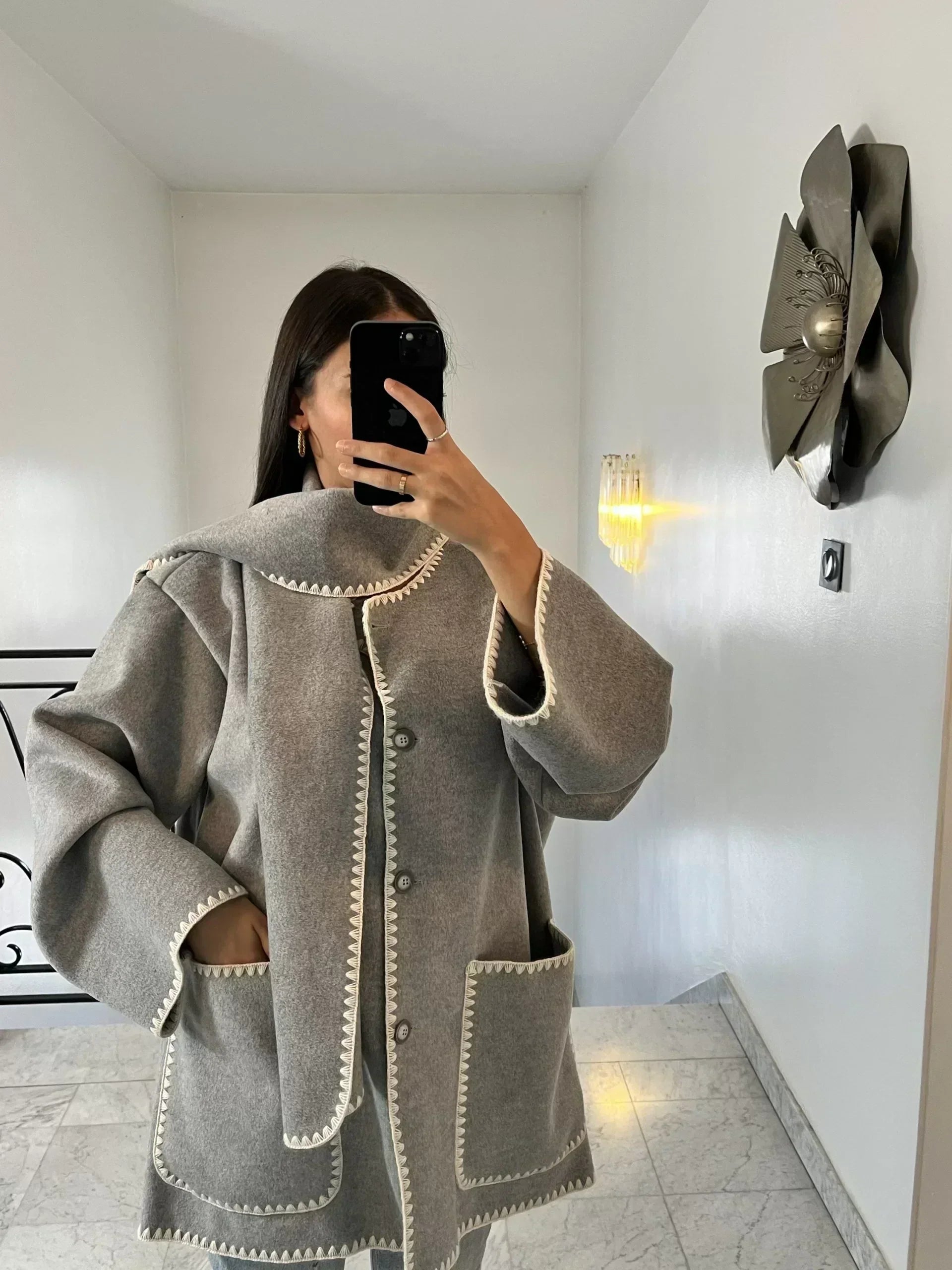 Mode Pure™ | Manteau Écharpe